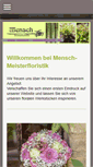 Mobile Screenshot of mensch-meisterfloristik.de